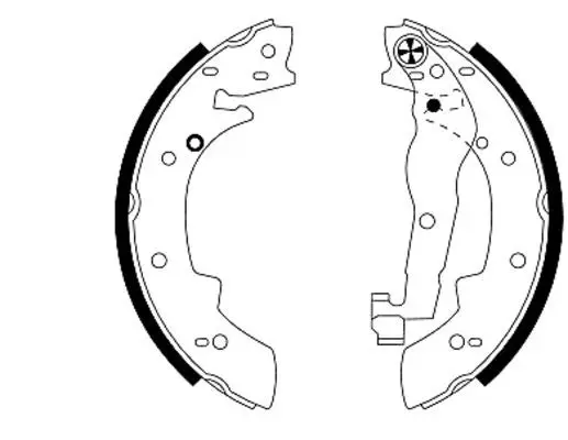 Handler.Part Brake shoe set TEXTAR 84011201 1