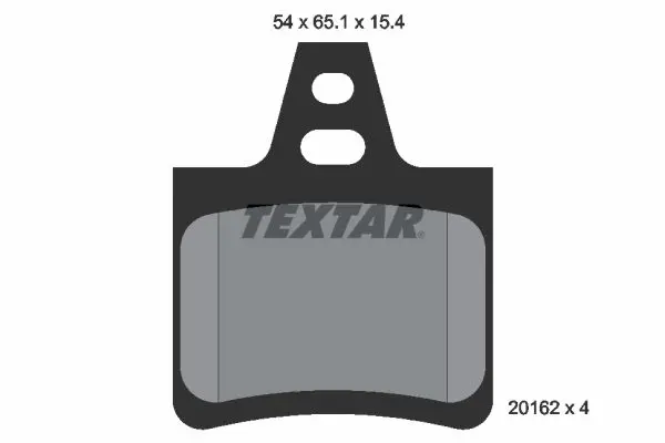 Handler.Part Brake pad set, disc brake TEXTAR 2016203 1