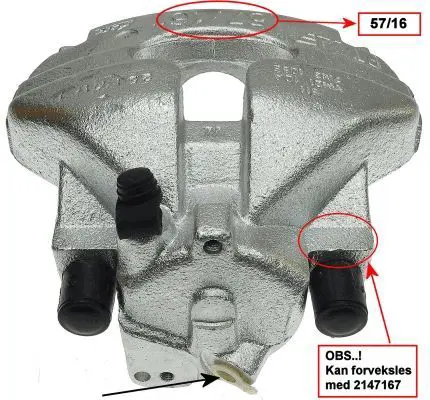 Handler.Part Brake caliper TEXTAR 38078400 1