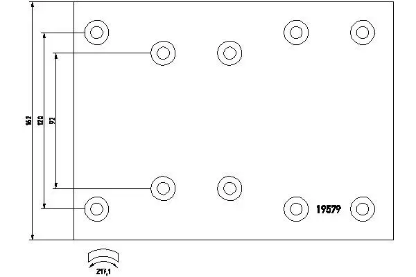 Handler.Part Brake lining kit, drum brake TEXTAR 1957901 1