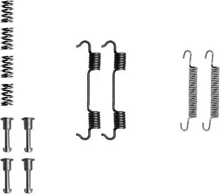 Handler.Part Accessory kit, parking brake shoes TEXTAR 97012600 1