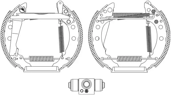 Handler.Part Brake shoe set TEXTAR 84018205 1