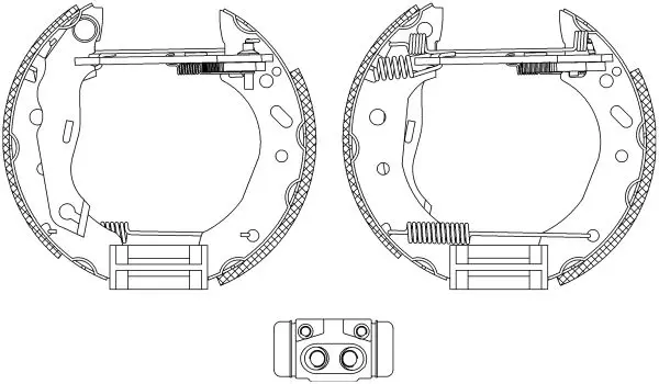 Handler.Part Brake shoe set TEXTAR 84048801 1