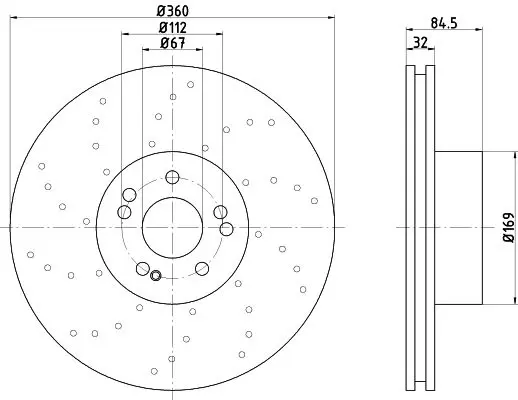 Handler.Part Brake disc TEXTAR 92108900 1