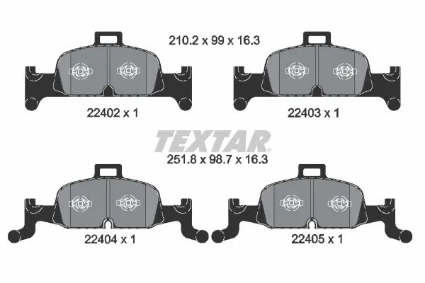 Handler.Part Brake caliper TEXTAR 38088100 1