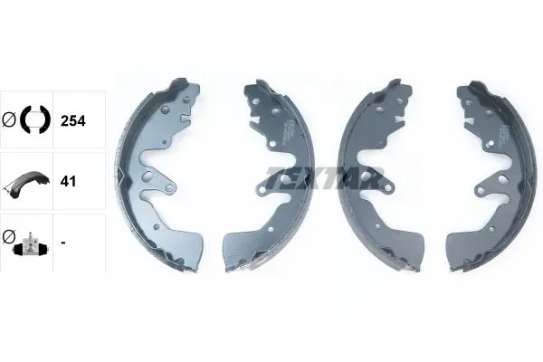 Handler.Part Brake shoe set TEXTAR 91068700 2