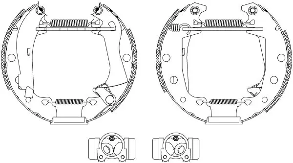 Handler.Part Brake shoe set TEXTAR 84024100 1