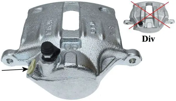 Handler.Part Brake caliper TEXTAR 38121200 1