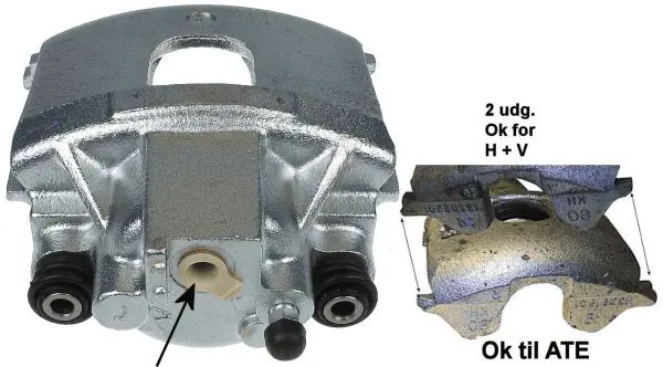 Handler.Part Brake caliper TEXTAR 38085400 1