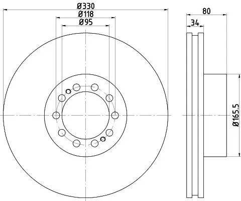 Handler.Part Brake disc TEXTAR 93192100 1