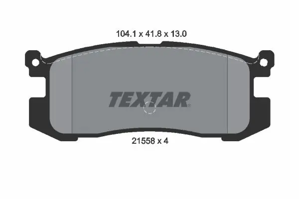 Handler.Part Brake pad set, disc brake TEXTAR 2155801 1