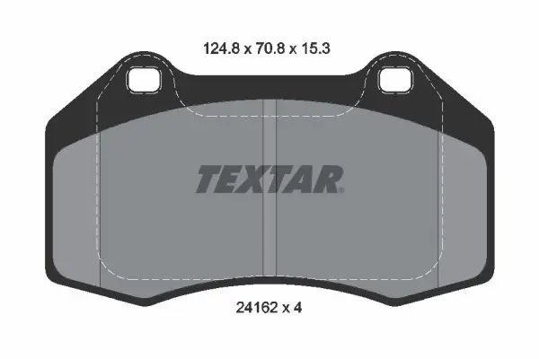 Handler.Part Brake pad set, disc brake TEXTAR 2416201 1