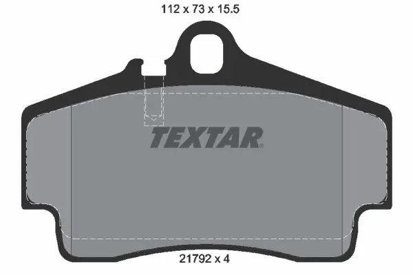 Handler.Part Brake pad set, disc brake TEXTAR 2179203 1