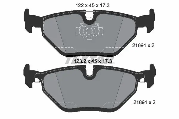 Handler.Part Brake pad set, disc brake TEXTAR 2169181 1