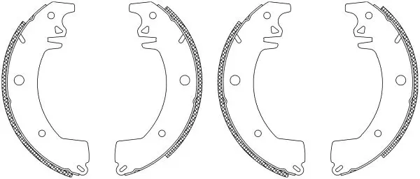 Handler.Part Brake shoe set TEXTAR 83029701 1