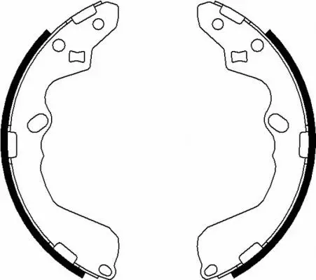 Handler.Part Brake shoe set TEXTAR 91075500 1