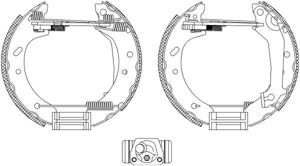 Handler.Part Brake shoe set TEXTAR 84046600 1