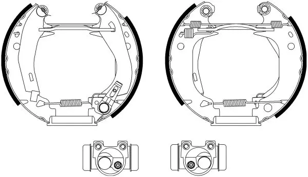 Handler.Part Brake shoe set TEXTAR 84038201 1