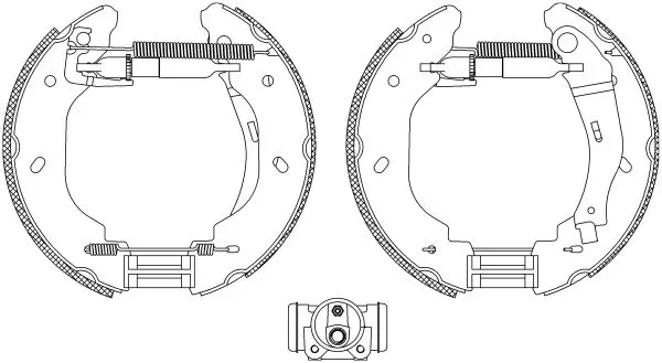 Handler.Part Brake shoe set TEXTAR 84059100 1