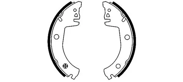 Handler.Part Brake shoe set TEXTAR 91041700 1