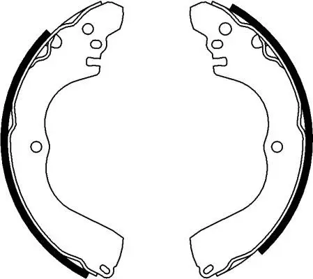 Handler.Part Brake shoe set TEXTAR 91076500 1