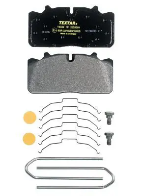 Handler.Part Brake pad set, disc brake TEXTAR 2928501 1