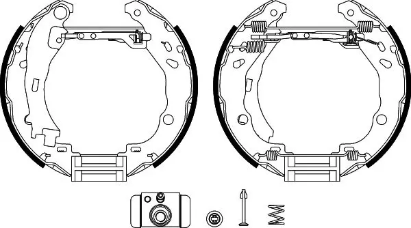 Handler.Part Brake shoe set TEXTAR 84061600 1