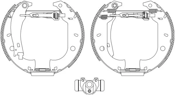 Handler.Part Brake shoe set TEXTAR 84037002 1