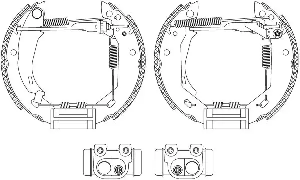 Handler.Part Brake shoe set TEXTAR 84031803 1