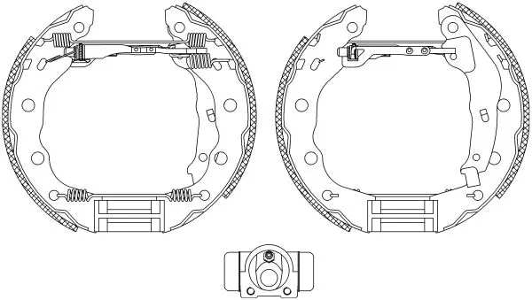 Handler.Part Brake shoe set TEXTAR 84056400 1