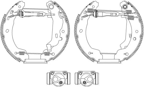 Handler.Part Brake shoe set TEXTAR 84045701 1