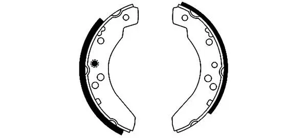 Handler.Part Brake shoe set TEXTAR 91037500 1