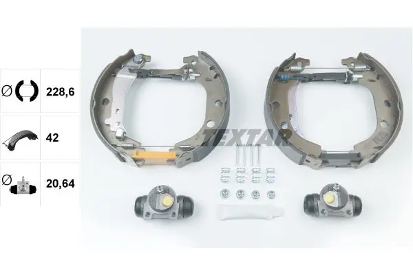 Handler.Part Brake shoe set TEXTAR 84052601 2