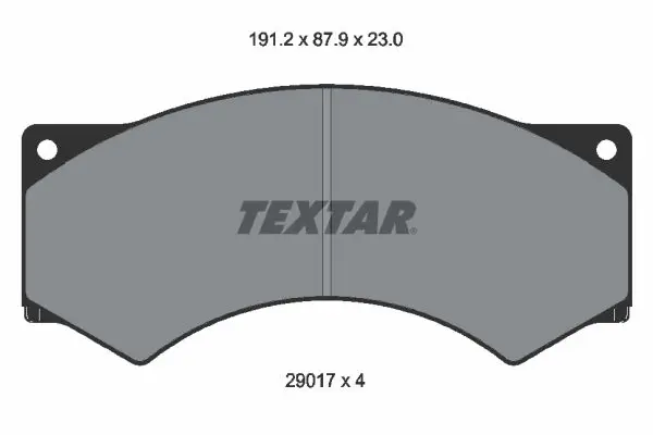 Handler.Part Brake pad set, disc brake TEXTAR 2901703 2