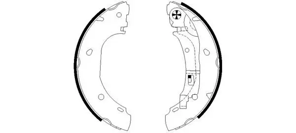 Handler.Part Brake shoe set TEXTAR 91060900 1