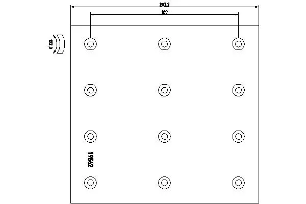 Handler.Part Brake lining kit, drum brake TEXTAR 1956202 1