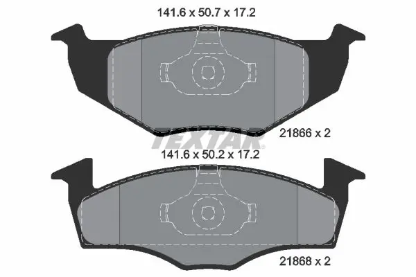 Handler.Part Brake pad set, disc brake TEXTAR 2186602 1