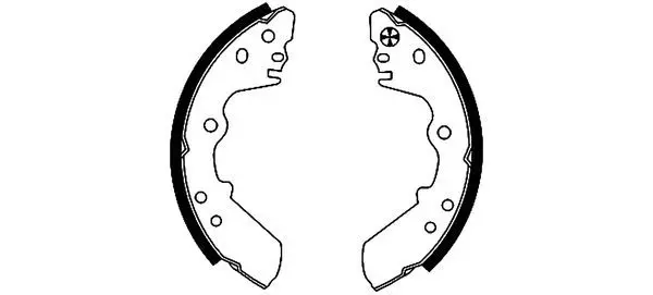 Handler.Part Brake shoe set TEXTAR 91045100 1