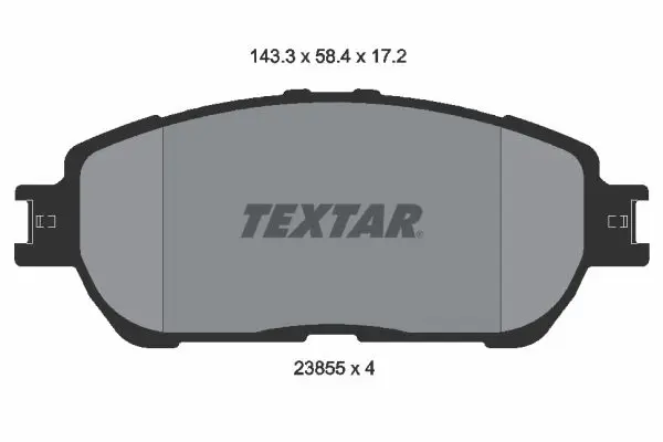 Handler.Part Brake pad set, disc brake TEXTAR 2385503 1