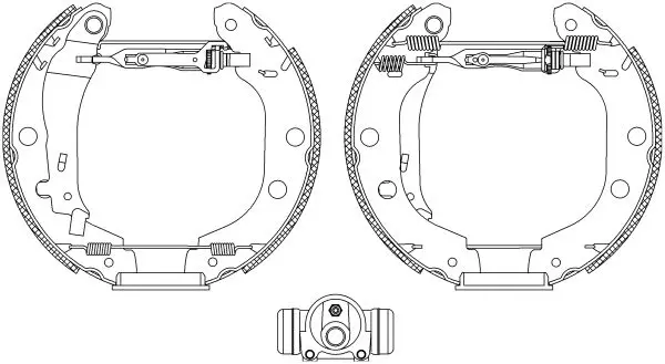 Handler.Part Brake shoe set TEXTAR 84052700 1