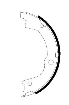 Handler.Part Brake shoe set, parking brake TEXTAR 91079600 1