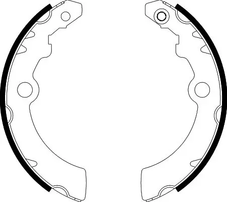 Handler.Part Brake shoe set TEXTAR 91075200 1