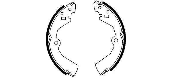 Handler.Part Brake shoe set TEXTAR 91040400 1