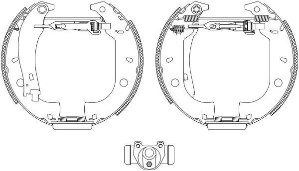 Handler.Part Brake shoe set TEXTAR 84037000 1