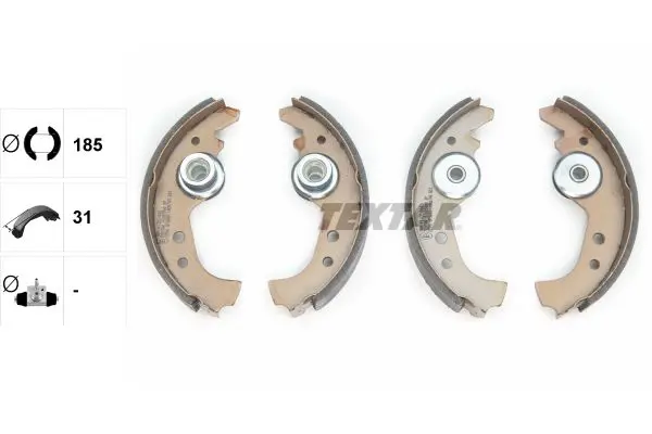 Handler.Part Brake shoe set TEXTAR 91005900 1