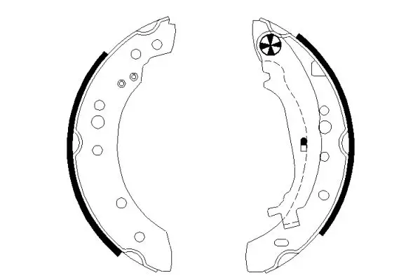 Handler.Part Brake shoe set TEXTAR 91068800 1