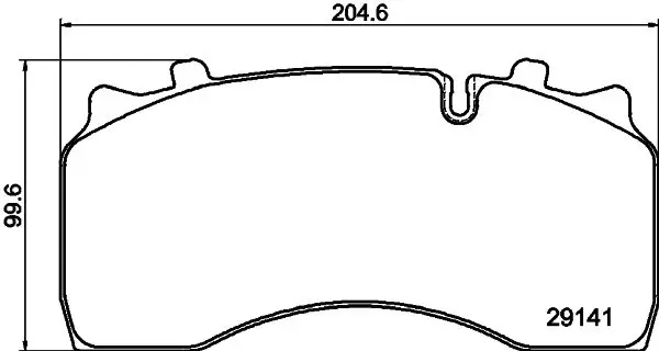 Handler.Part Brake pad set, disc brake TEXTAR 2914106 1