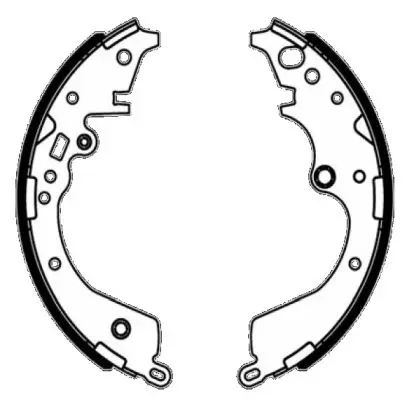 Handler.Part Brake shoe set TEXTAR 91083700 1