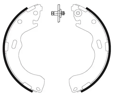 Handler.Part Brake shoe set TEXTAR 91060600 1