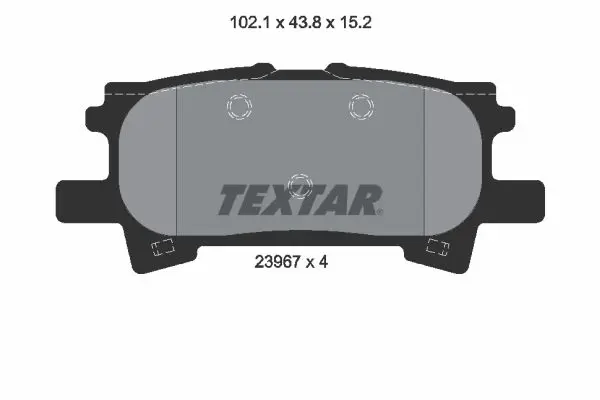 Handler.Part Brake pad set, disc brake TEXTAR 2396701 1